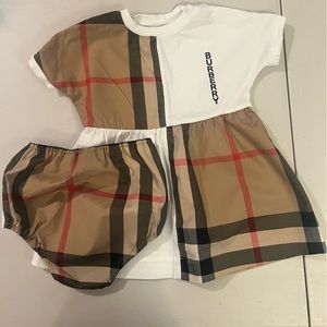 Burberry Baby Vintage Check dress and bloomers set 12months